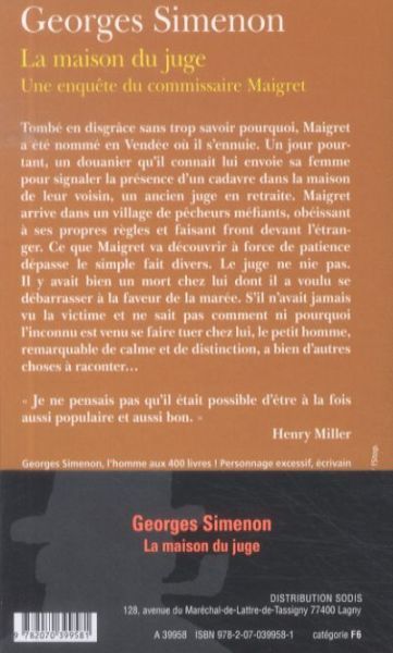 Produktbild: La maison du juge