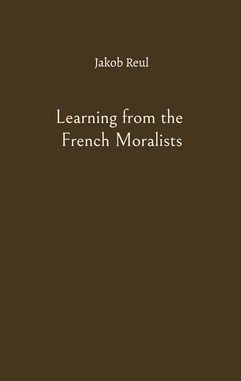Produktbild: Learning from the French Moralists