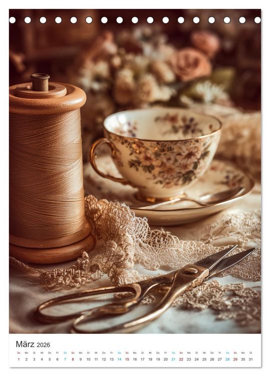 Produktbild: A Cup of Time (Tischkalender 2026 DIN A5 hoch), CALVENDO Monatskalender