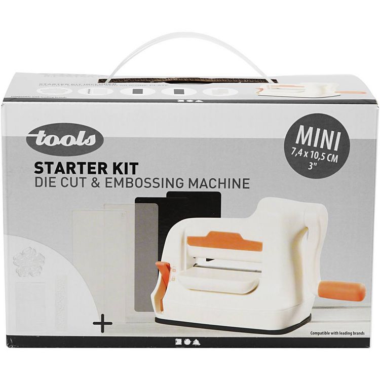 Produktbild: Creativ Company Starter-Set Stanz-/Pr&auml;geger&auml;t, A7, Blatt 74x105 mm, 1 Set