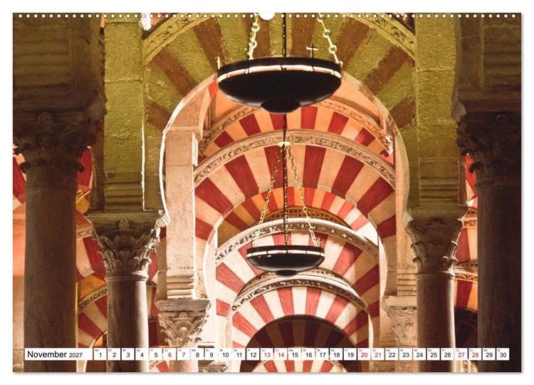 Produktbild: Momente einer Reise - Andalusien (Wandkalender 2027 DIN A2 quer), CALVENDO Monatskalender