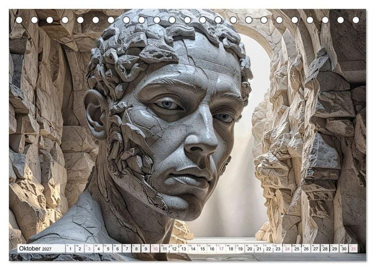 Produktbild: Anima Architectura, der Geist der Steine (Tischkalender 2027 DIN A5 quer), CALVENDO Monatskalender
