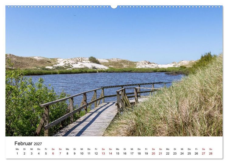 Produktbild: Amrum - Das Paradies in der Nordsee (hochwertiger Premium Wandkalender 2027 DIN A2 quer), Kunstdruck in Hochglanz