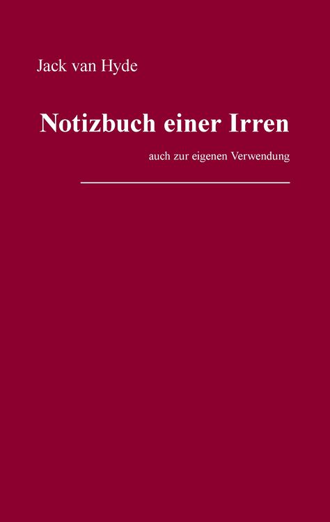 Produktbild: Notizbuch einer Irren