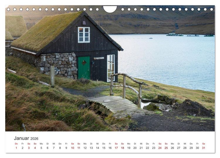Produktbild: F&Auml;R&Ouml;ER INSELN - Herbstlichter (Wandkalender 2026 DIN A4 quer), CALVENDO Monatskalender