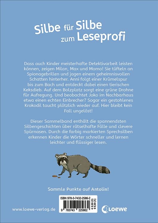 Produktbild: Die besten Silbengeschichten zum Lesenlernen - Detektive und Geheimnisse