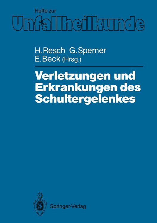 Produktbild: Verletzungen und Erkrankungen des Schultergelenkes