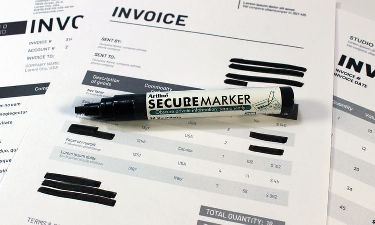 Produktbild: ARTLINE® Permanent Marker Secure, schwarz
