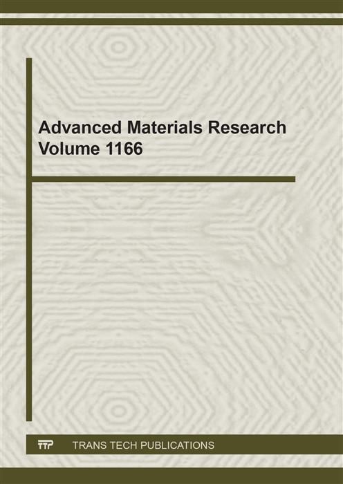 Produktbild: Advanced Materials Research Vol. 1166