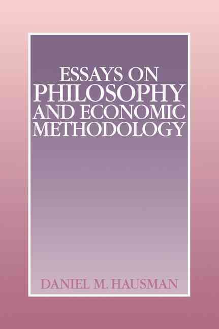 Produktbild: Essays on Philosophy and Economic Methodology