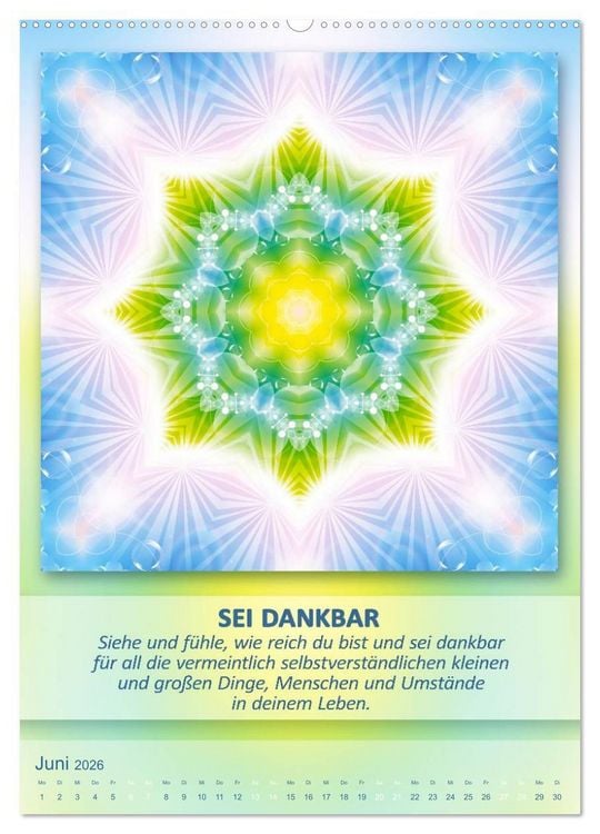 Produktbild: Light Energy Mandalas - Kalender - Vol. 1 (Wandkalender 2026 DIN A2 hoch), CALVENDO Monatskalender