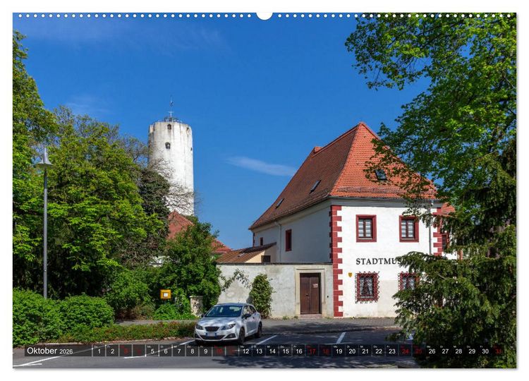 Produktbild: Unterwegs in Oschatz (Wandkalender 2026 DIN A2 quer), CALVENDO Monatskalender