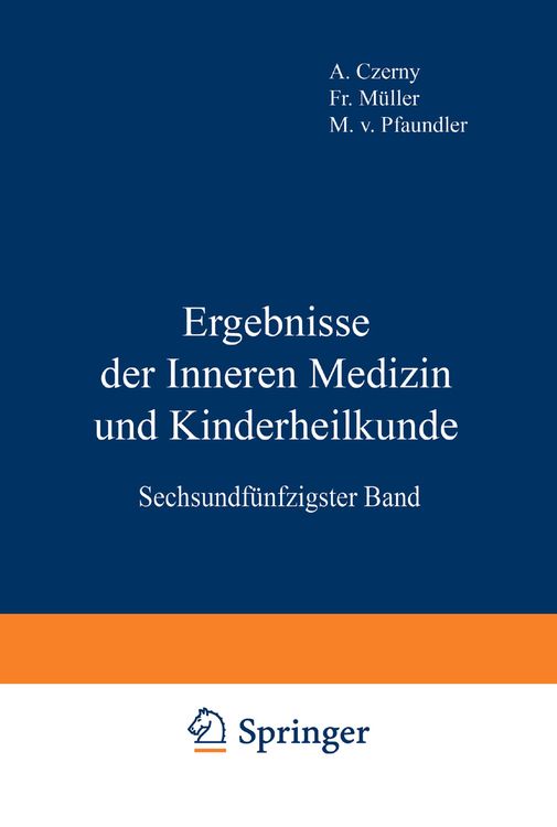 Produktbild: Ergebnisse der Inneren Medizin und Kinderheilkunde