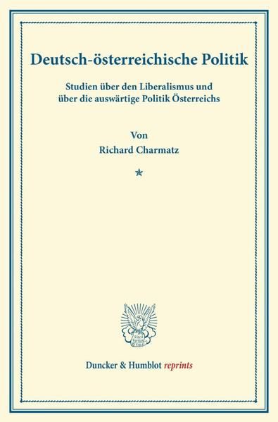 Produktbild: Deutsch-&ouml;sterreichische Politik.