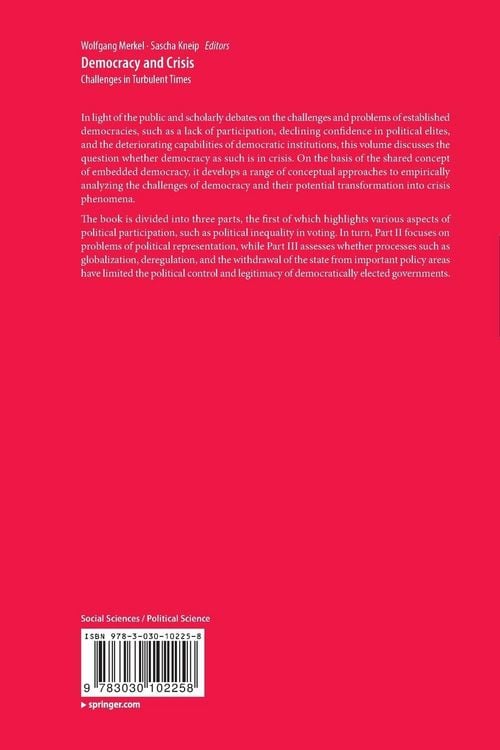 Produktbild: Democracy and Crisis
