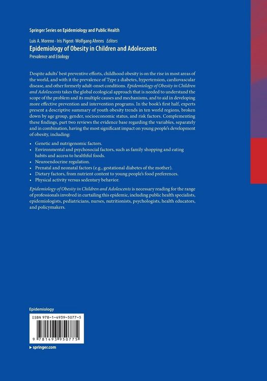 Produktbild: Epidemiology of Obesity in Children and Adolescents
