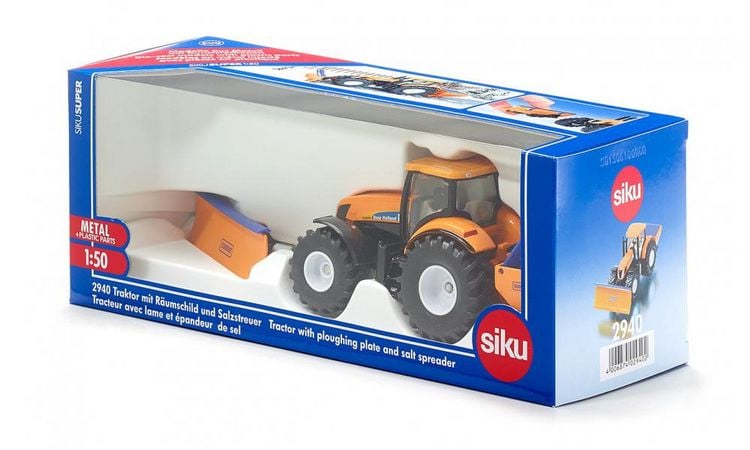 Produktbild: Siku 2940 Traktor mit R&auml;umschild und