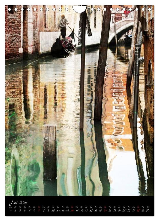 Produktbild: Venezia 2026 Stadt der Tr&auml;ume (Wandkalender 2026 DIN A4 hoch), CALVENDO Monatskalender