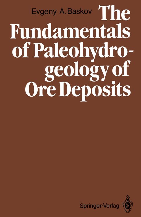 Produktbild: The Fundamentals of Paleohydrogeology of Ore Deposits