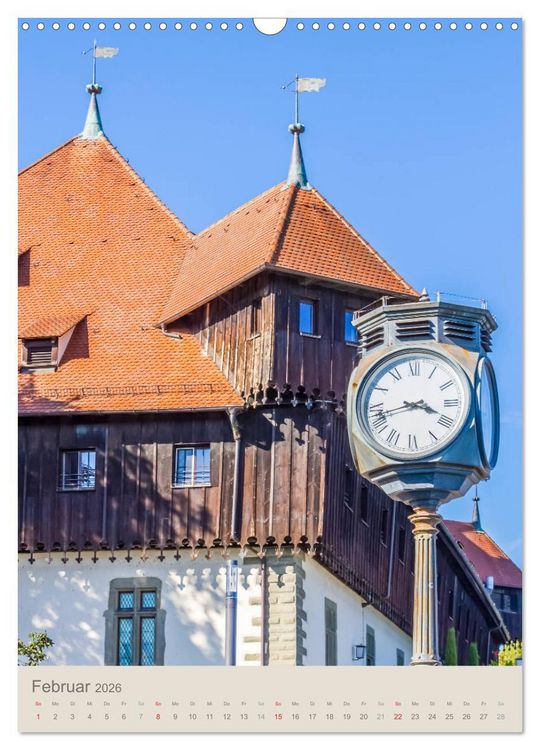 Produktbild: MEERSBURG UND KONSTANZ Historie am Bodensee (Wandkalender 2026 DIN A3 hoch), CALVENDO Monatskalender