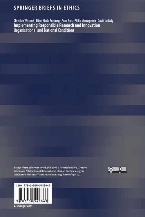 Produktbild: Implementing Responsible Research and Innovation