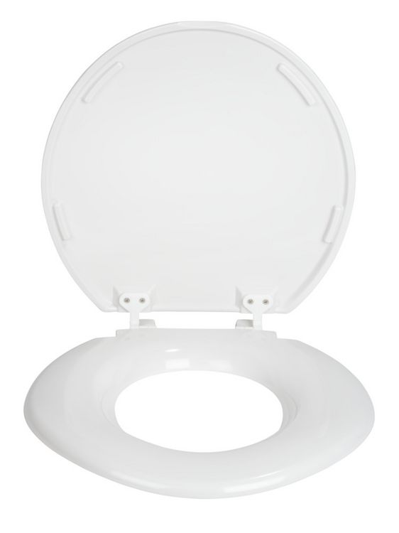 Produktbild: WC-Sitz Mod. Torino XXL, aus antibakteriellem Duroplast, belastbar bis 300 kg