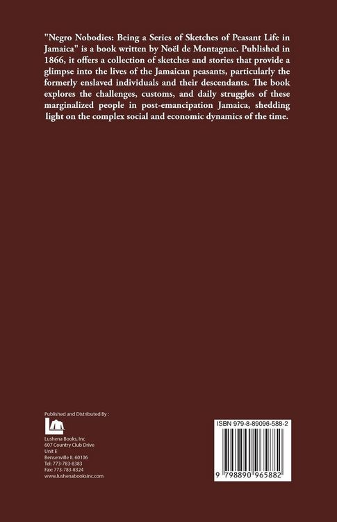 Produktbild: Negro Nobodies Being a Series of Sketches of Peasant Life in Jamaica