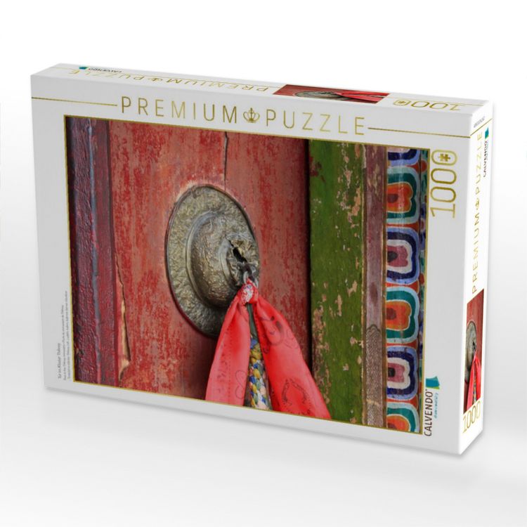 Produktbild: CALVENDO Puzzle T&uuml;r im Kloster Thiksey | 1000 Teile Lege-Gr&ouml;&szlig;e 64x48cm Foto-Puzzle f&uuml;r gl&uuml;ckliche Stunden