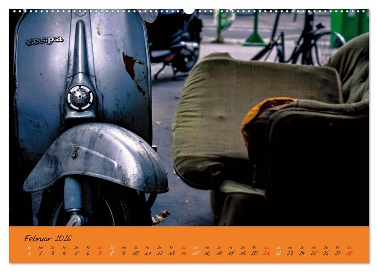 Produktbild: Vespa Liebe (hochwertiger Premium Wandkalender 2026 DIN A2 quer), Kunstdruck in Hochglanz