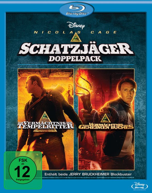 Produktbild: Das Verm&auml;chtnis der Tempelritter/Das Verm&auml;chtnis des geheimen Buches [2 BRs]