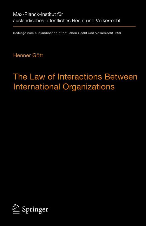 Produktbild: The Law of Interactions Between International Organizations