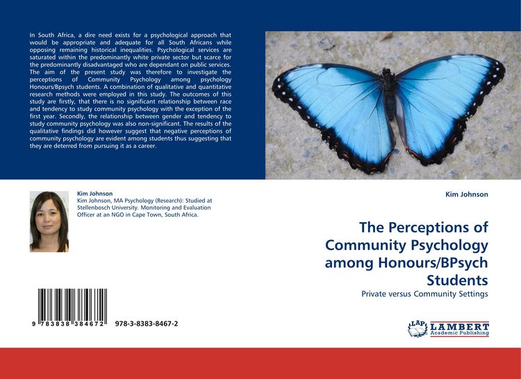 Produktbild: The Perceptions of Community Psychology among Honours/BPsych Students