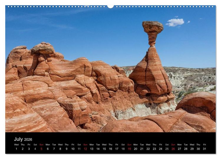 Produktbild: USA Nature Deluxe (High Quality Premium Wall Calendar 2026 DIN A2 landscape),CALVENDO 12 Month Wall Calendar