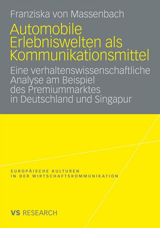 Produktbild: Automobile Erlebniswelten als Kommunikationsmittel