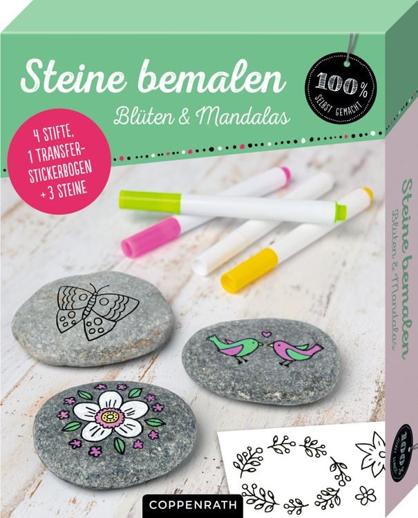 Produktbild: Steine bemalen. Blüten & Mandalas
