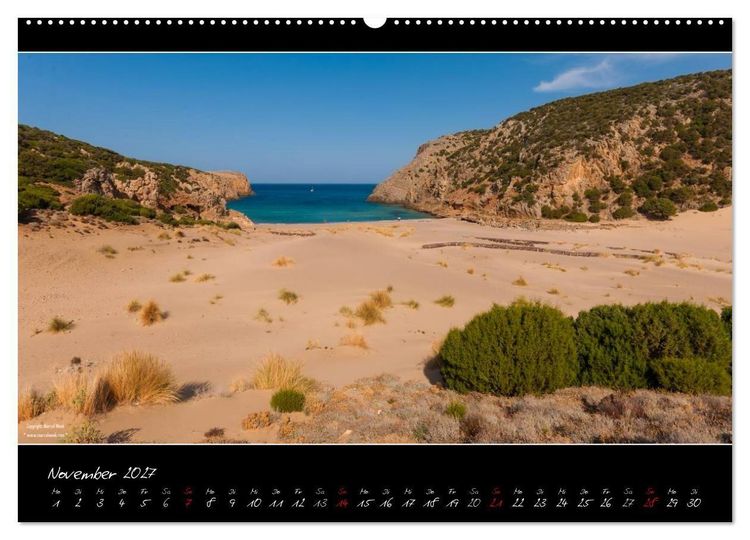 Produktbild: Sardinien Panoramakalender / CH-Version (Wandkalender 2027 DIN A2 quer), CALVENDO Monatskalender