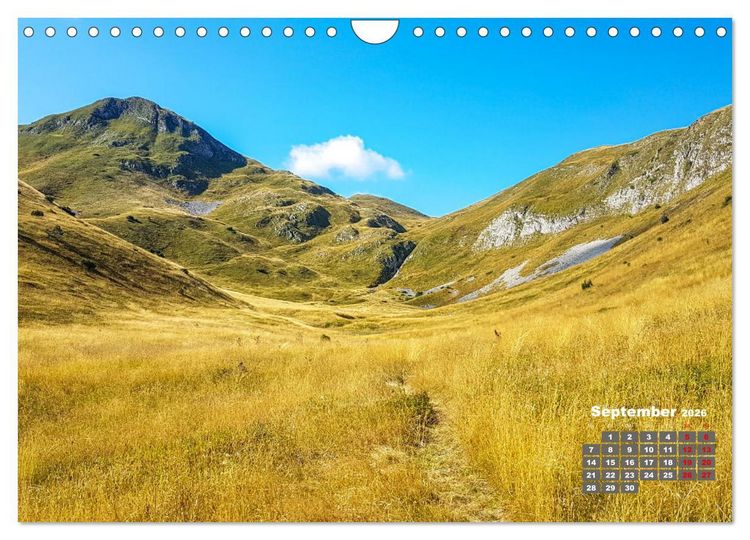 Produktbild: Sutjeska-Nationalpark (Wandkalender 2026 DIN A4 quer), CALVENDO Monatskalender