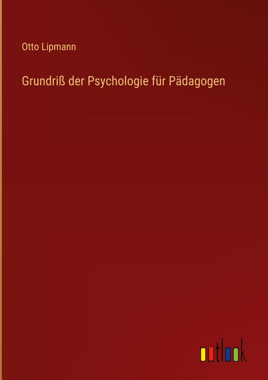 Produktbild: Grundri&szlig; der Psychologie f&uuml;r P&auml;dagogen