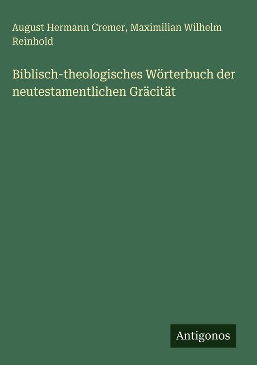 Produktbild: Biblisch-theologisches W&ouml;rterbuch der neutestamentlichen Gr&auml;cit&auml;t