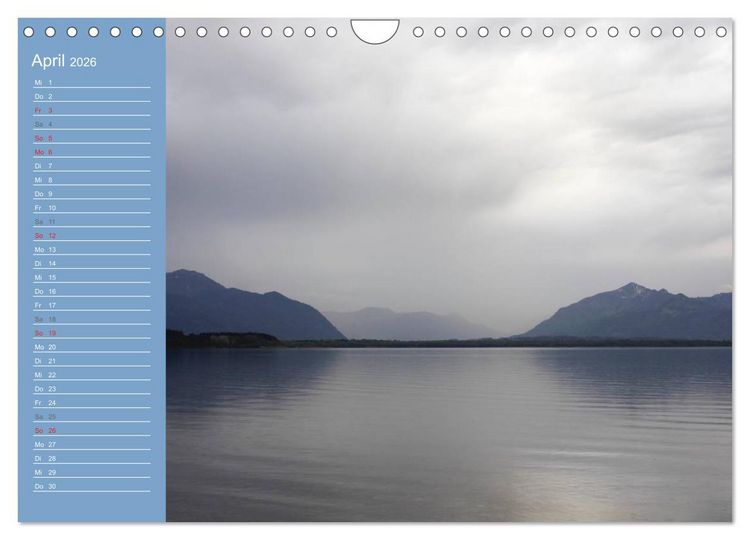 Produktbild: Am sch&ouml;nen Chiemsee (Wandkalender 2026 DIN A4 quer), CALVENDO Monatskalender