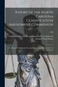 Produktbild: Report of the North Carolina Classification Amendment Commission