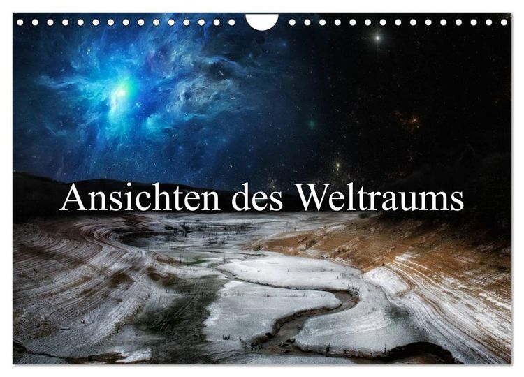 Produktbild: Ansichten des Weltraums (Wandkalender 2026 DIN A4 quer), CALVENDO Monatskalender