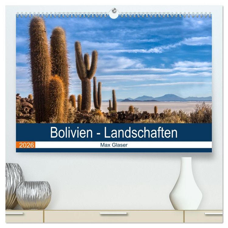 Produktbild: Bolivien - Einzigartige Landschaft (hochwertiger Premium Wandkalender 2026 DIN A2 quer), Kunstdruck in Hochglanz