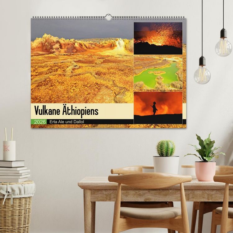 Produktbild: Vulkane &Auml;thiopiens - Erta Ale und Dallol (Wandkalender 2026 DIN A2 quer), CALVENDO Monatskalender
