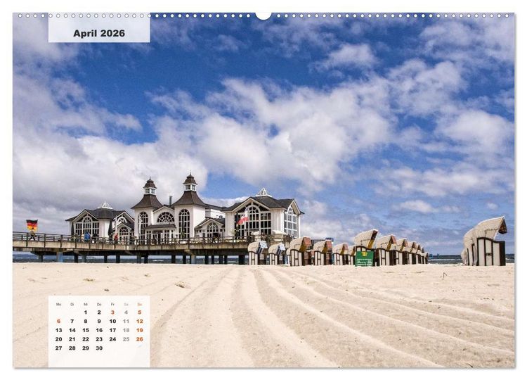 Produktbild: Nord-Ostsee Impressionen (Wandkalender 2026 DIN A2 quer), CALVENDO Monatskalender