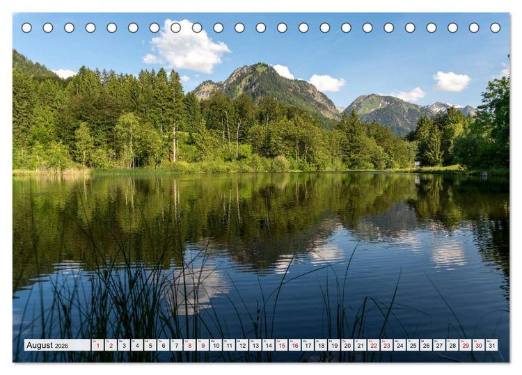 Produktbild: Bayerns sch&ouml;nste Seen (Tischkalender 2026 DIN A5 quer), CALVENDO Monatskalender