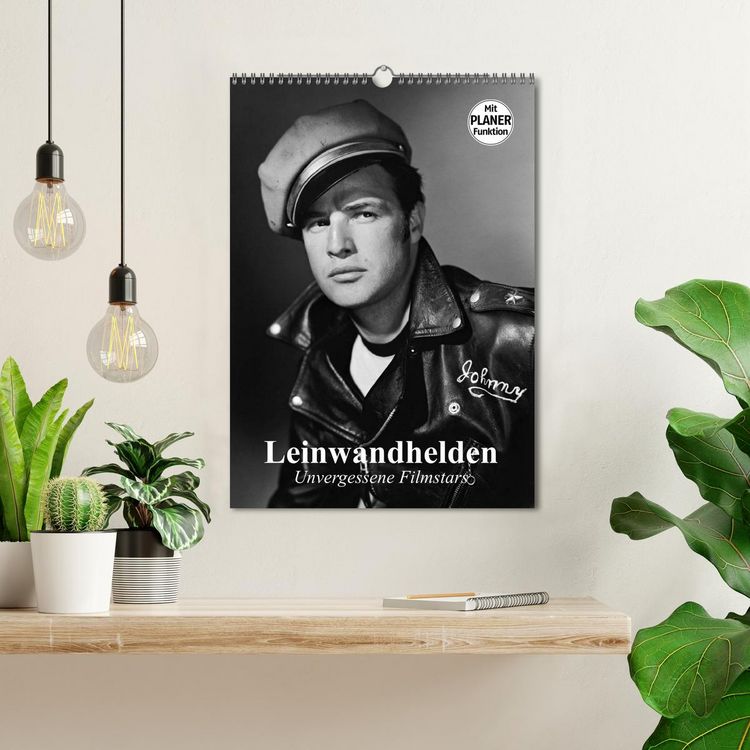 Produktbild: Leinwandhelden. Unvergessene Filmstars (Wandkalender 2026 DIN A3 hoch), CALVENDO Monatskalender