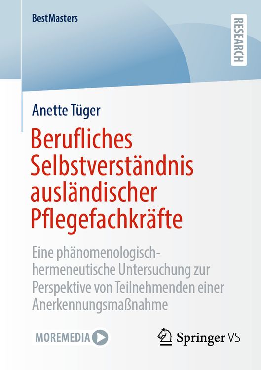 Produktbild: Berufliches Selbstverst&auml;ndnis ausl&auml;ndischer Pflegefachkr&auml;fte