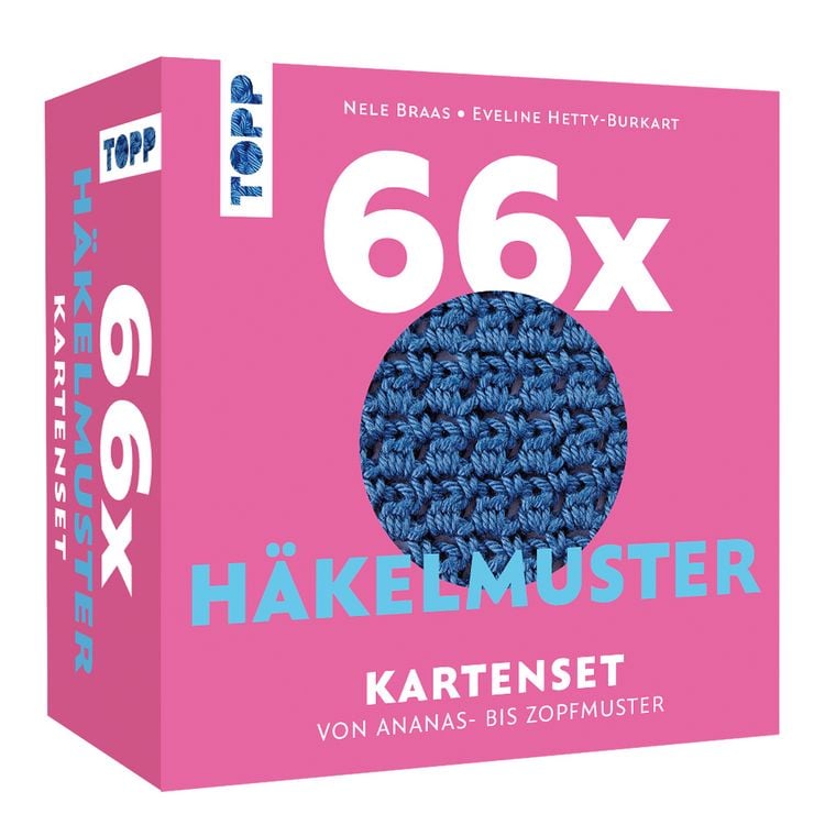 Produktbild: 66x H&auml;kelmuster Kartenset