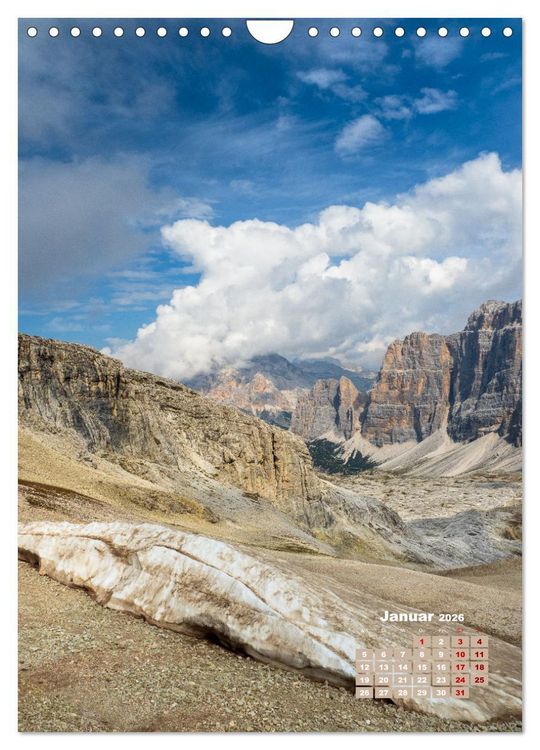 Produktbild: Dolomiten, ein Meer aus Bergen by VogtArt (Wandkalender 2026 DIN A4 hoch), CALVENDO Monatskalender